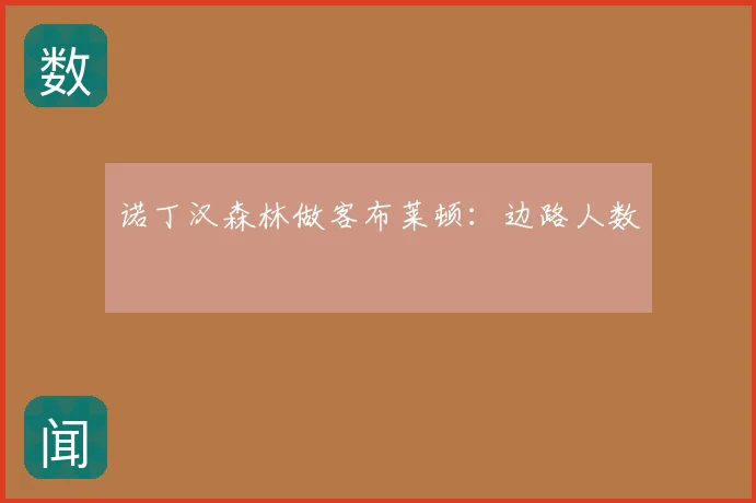 诺丁汉森林做客布莱顿：边路人数